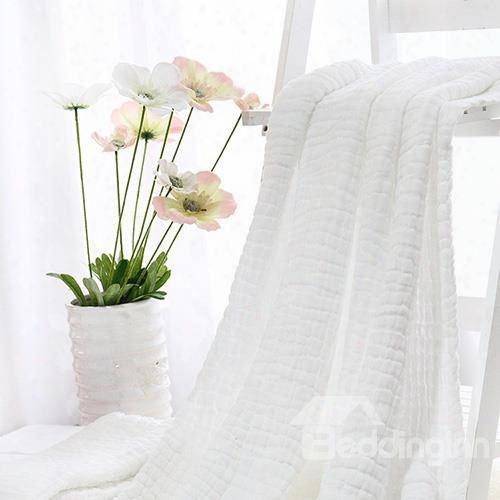 Fashion Pure White Super Soft Kids Cotton Towel
