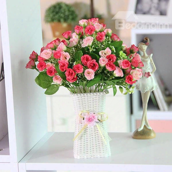 Gorgeous Table Decoration Artificial Flower Rosebud Flower Sets