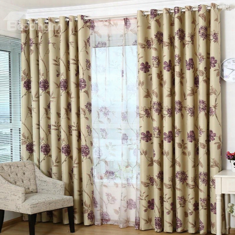 Modern Decoration High Quality Grommet Top Curtain