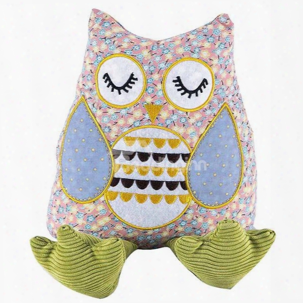 New Style Creative Vivid Owl Shape Throw Pillow