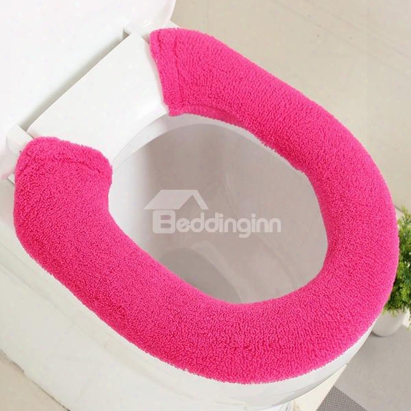 Pretty Concise Pure Colored Toilet Seat Cover