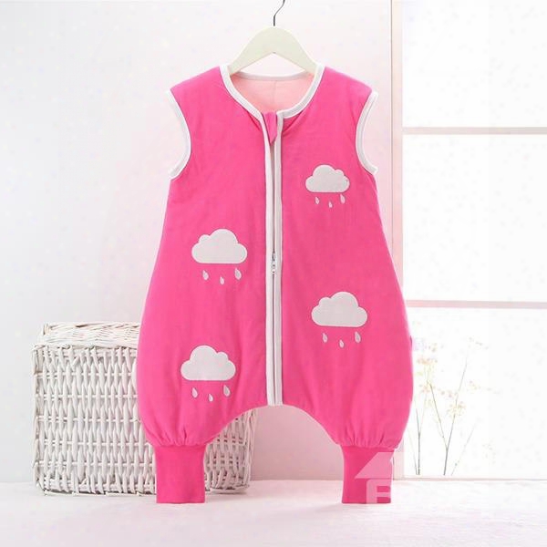 Super Cute Rainy Cloud Pattern Baby Sleeping Bag