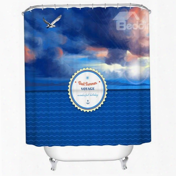 Wonderful Holiday Best Summer Voyage 3d Shower Curtain