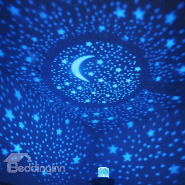 Blue Moon And Stars Projector Led Lights