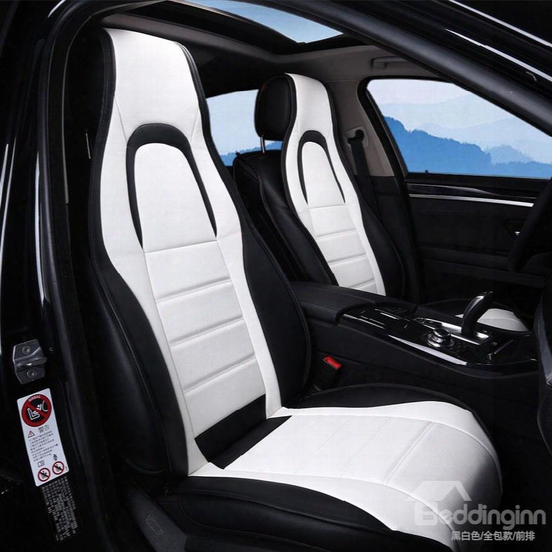Comfortable Unique Designed Dual Colored Five Seats Car Seat Covers