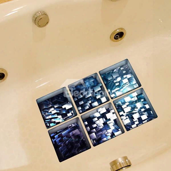 Creative Diamonds Pattern 3d Bathtub Stickers