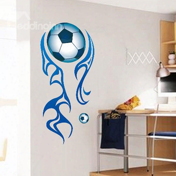 Creative Home Decorative Footballl Pattern Wall Sticker