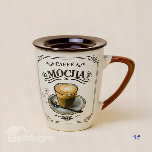 Creative Latte Mocha Expresso Cappuccino Ceramic Coffee Mug