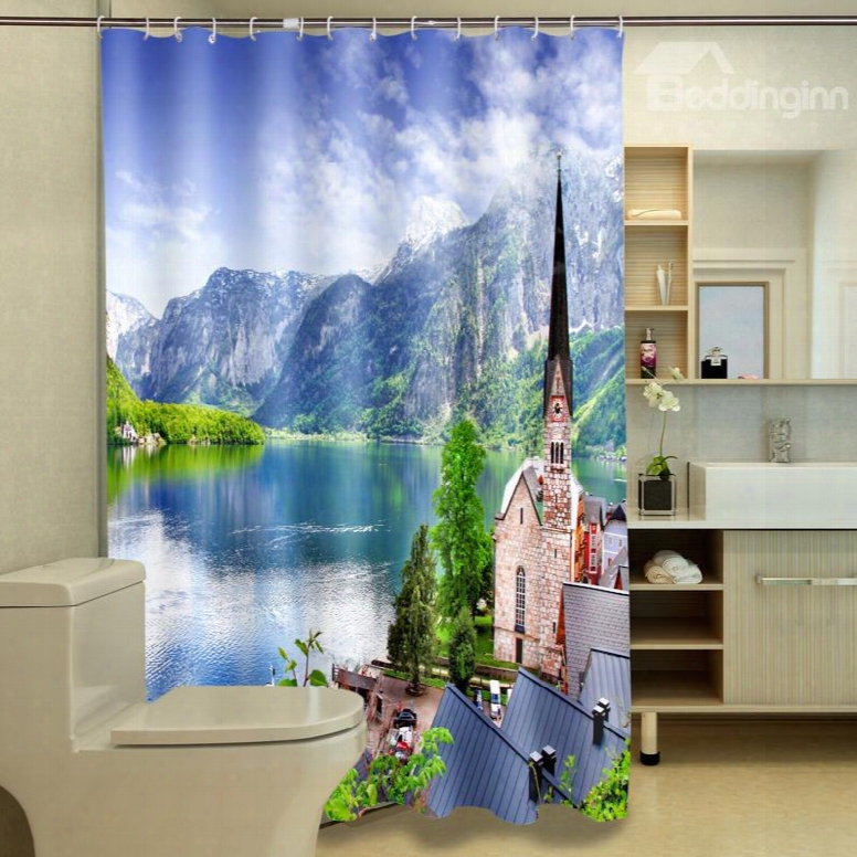 Excellent Natural Beauty Print 3d Shower Curtain