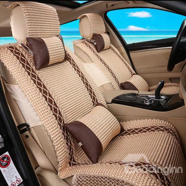 Ice Silk Material With Simple Design Durable Universal Car Seat Cover