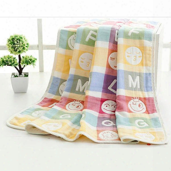 Lovely Smile Cotton Baby Kids Bath Towel