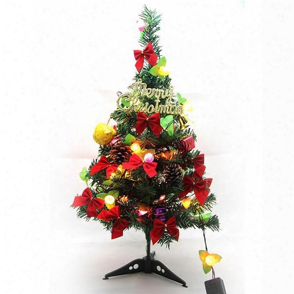 Luminous 60cm Christmas Tree With Led Light Festival Decoration