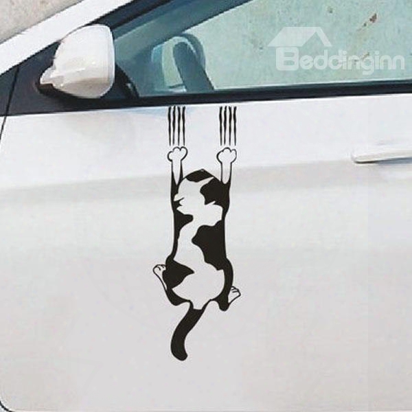 Naughty Cat Reflective Materials Creative Car Sticker
