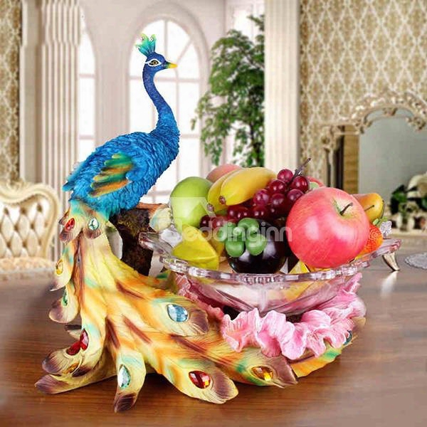 New Arrival Amazing Animal Peacock Desktop Decoration