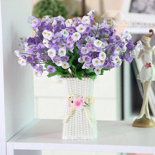 Pretty Artificial Flowers Table Decoration Bell Flower Sets