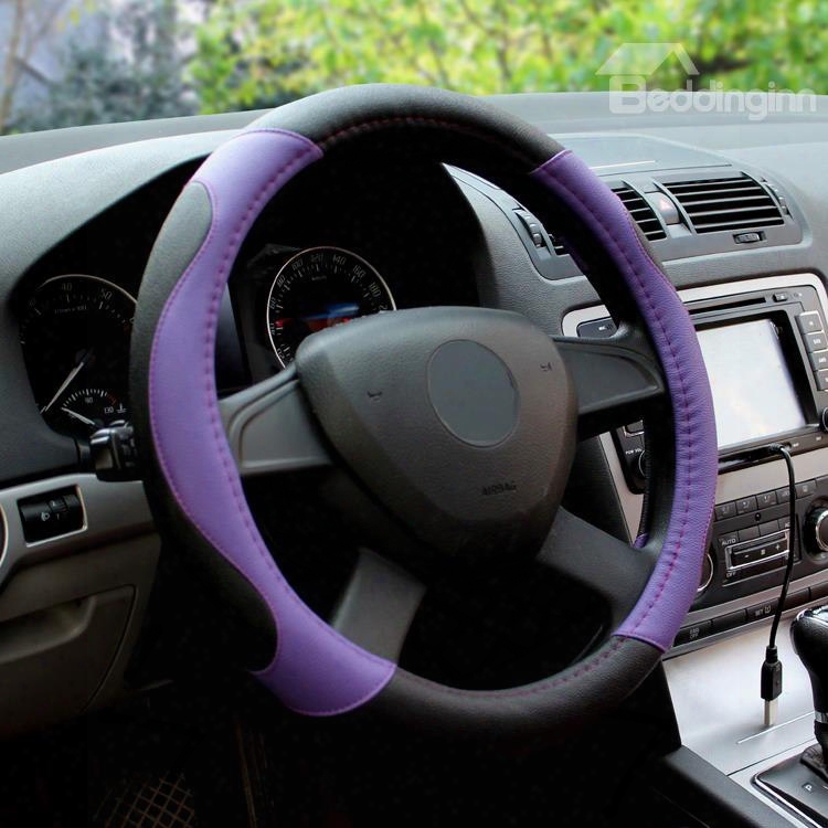 Superior Quality Pu Leatherette Material Car Steering Wheel Covers