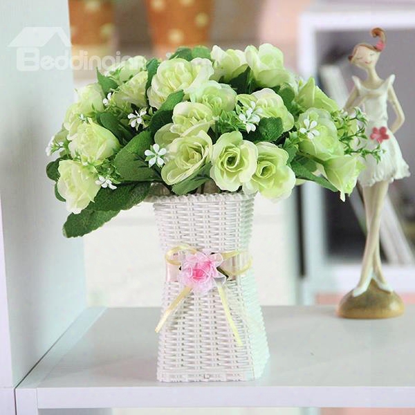 Sweet Table Decoration Multi-color Roses Flower Sets