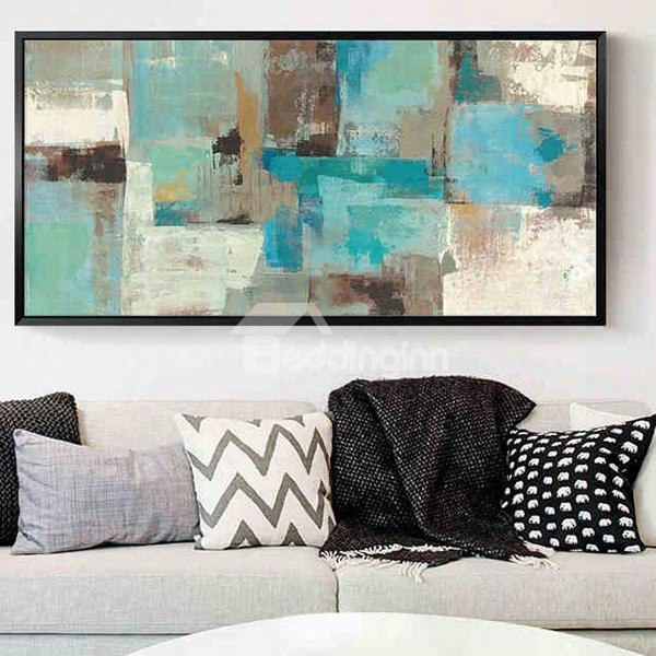 20␔39in Plaids Abstract School Painting Hanging Canvas Waterproof And Eco-friendly Framed Prints