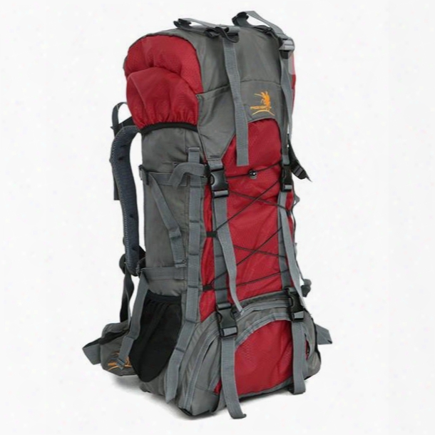 60l Waterproof Nylon Lightweight Travel High Capacity Outdoor Backpack