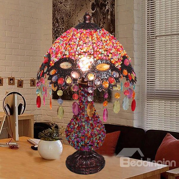 Bautiful Bohemian Style Pearl Table Lamp