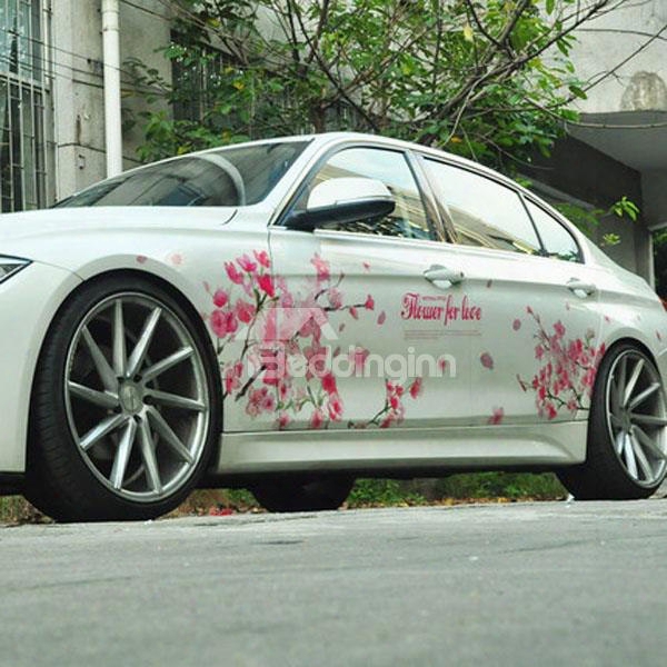 Beautiful Cherry Blossoms Environment Material Creative Car Sticker