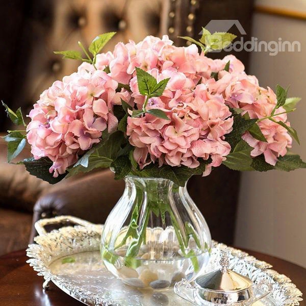 Beautiful Pink Decorative Silk Artificial Flowers