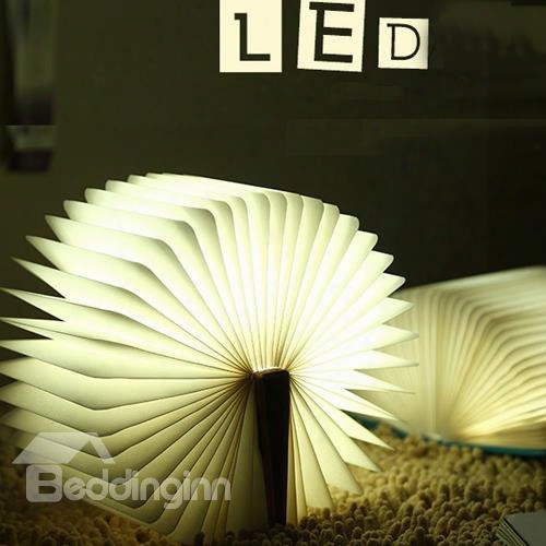 Creative Usb Charging 4 Color Light Led Book Lamp