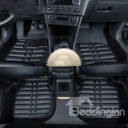 Durable And Waterproof Sleek Design Pu Leatherette Habit  Car Floor Mats
