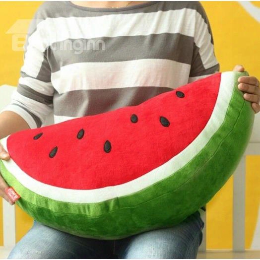 Funny Decorative Watermelon Throw Pillow