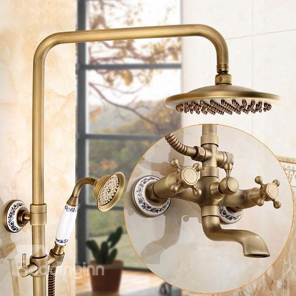 High-quality Vintage Antique Brass Shower Heads