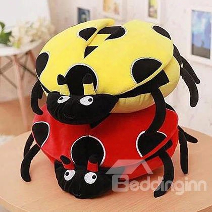 Lovely Bright Color Beetle Pp Cotton Throw Pillow