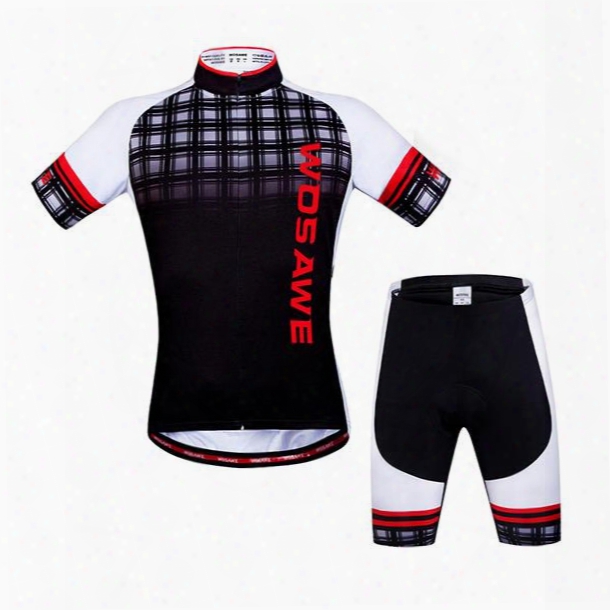 Mens Black And White 3d Padded Shorts Grid Pattern Outfit Cycling Clothing