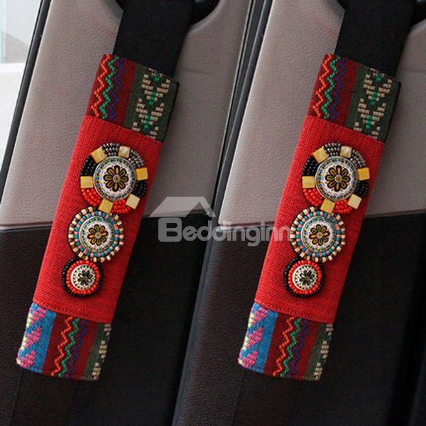 Most Plain Bohemian Style Beatuiful Seat Belt Cover