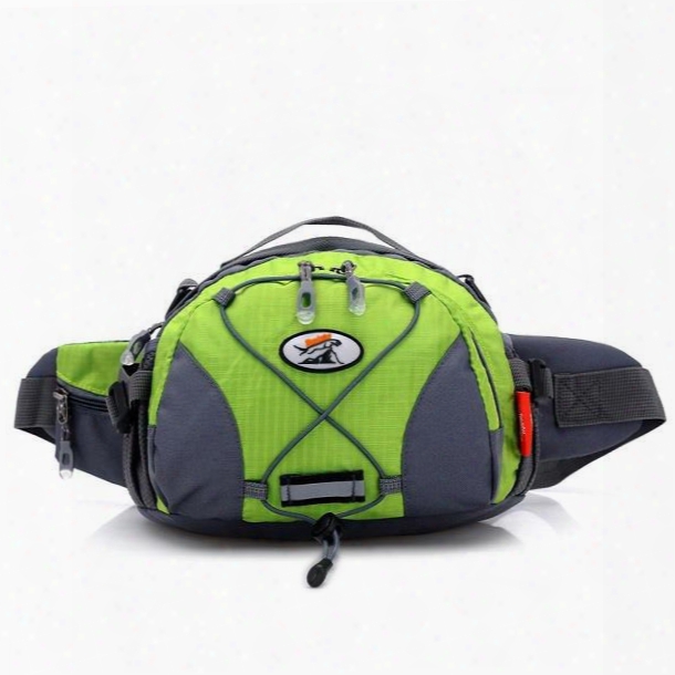 Outdoor Multifunctional Waterproof Waist Pack With Bottle Holder Hiking Running Sports Bag