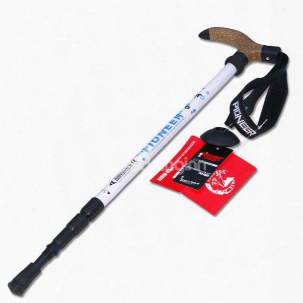 Straight Shank Anti Shock Hiking Trekking Adjustable Alpenstock