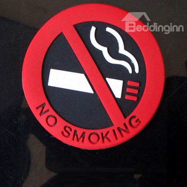 Three-dimensional No Smoking Logo Car Interiors Car Sicker
