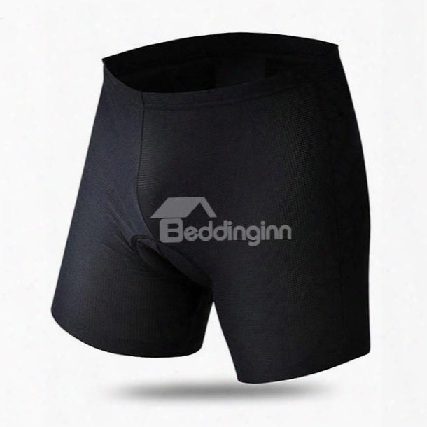 Black Elastic Road Bike Underwear Breathable And Quick-dry Cycling Shorts