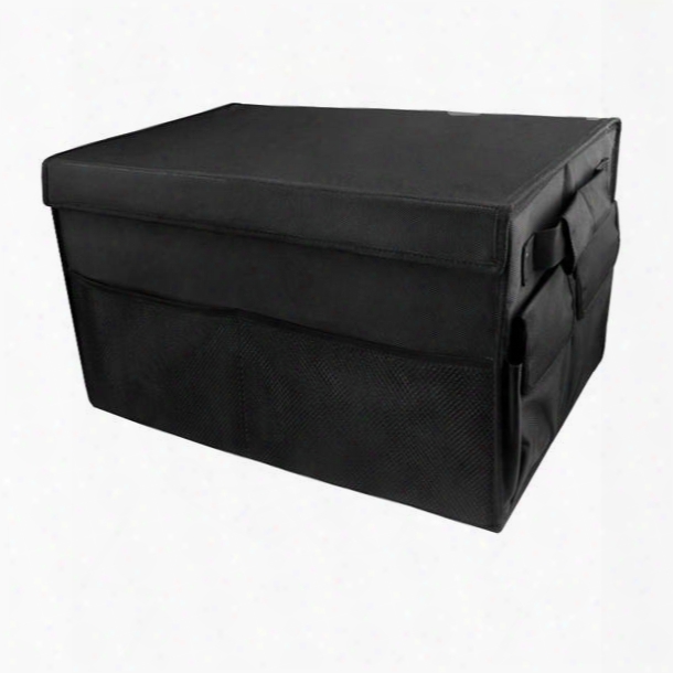 Classic Black Design Durable Multifunction Pocket Car Trunk Organizer