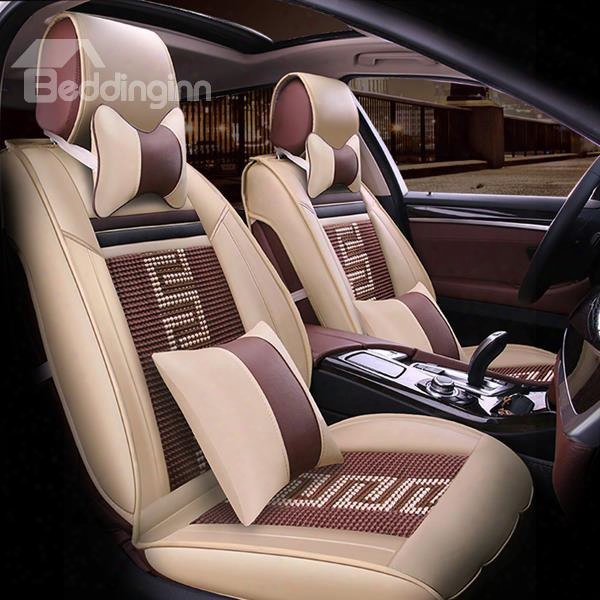 Classic Business Style And Leather Essential Universal Car Seat Cover