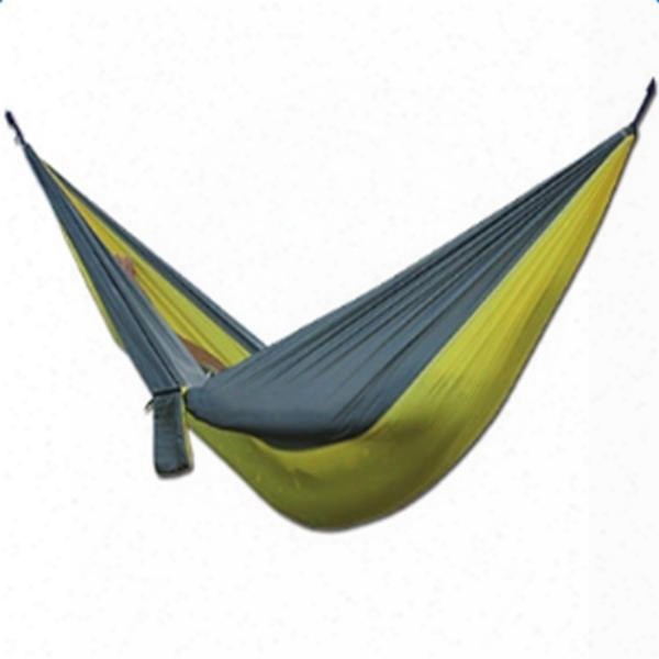 Contrast Color 2-person Outdoor Durable Camping Widened Hammock