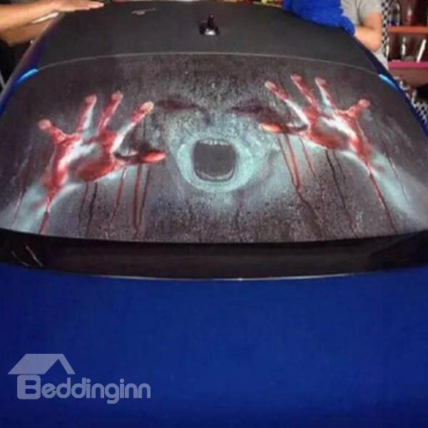 Creepy Bloody Hands Rear Windw Decor Holloween Creative Car Sticker