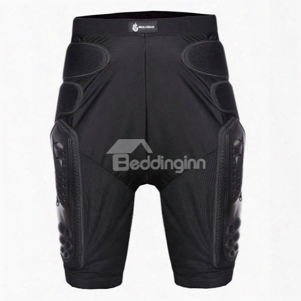 Male Black Protective Road Bike Underwear Breathable Cycling Shorts