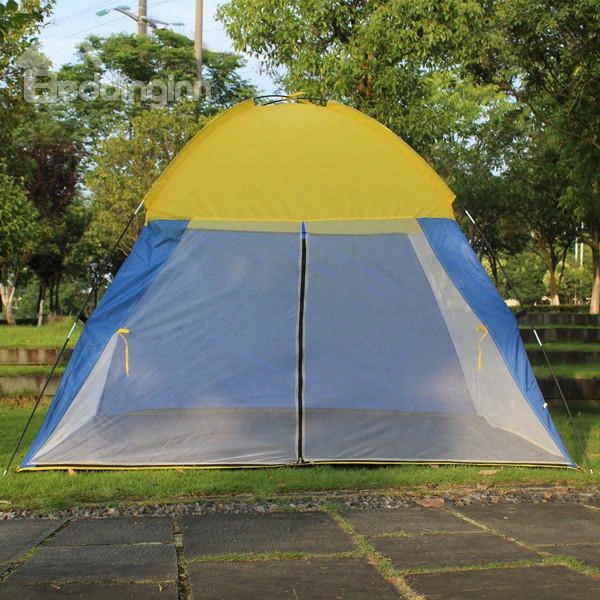 Outdoor 3-4 Person Waterproof Screened Camping And Hiking Tent