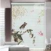 Couple Birds Standing in the Branches Printing 3D Shangri-La Blinds & Roller Shades