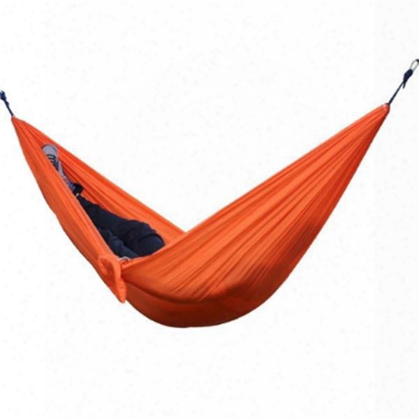 Solid Color 2-person Outdoor Durable Camping Widened Hammock