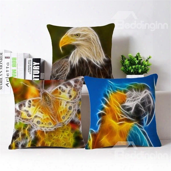 Unique Designn Dreamy Animal Print Throw Pillow Case