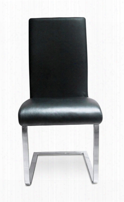 Crane - Modern Black Dining Chair (set Of 2)