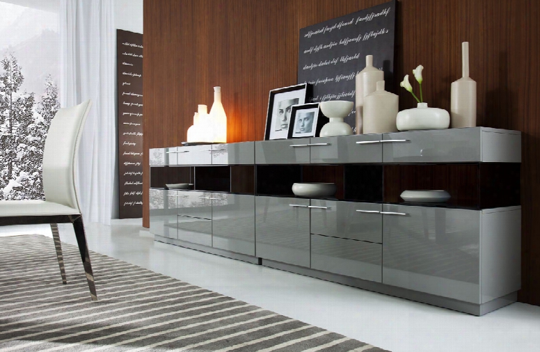 Daytona Modern Grey Gloss Buffet