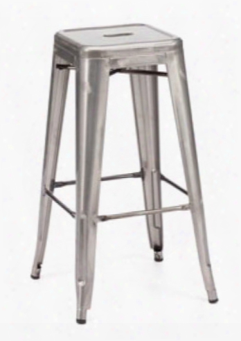 Detroit - Modern Steel Bar Stool (set Of 2)