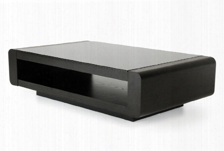 Lignite Modern Black Oak Coffee Table